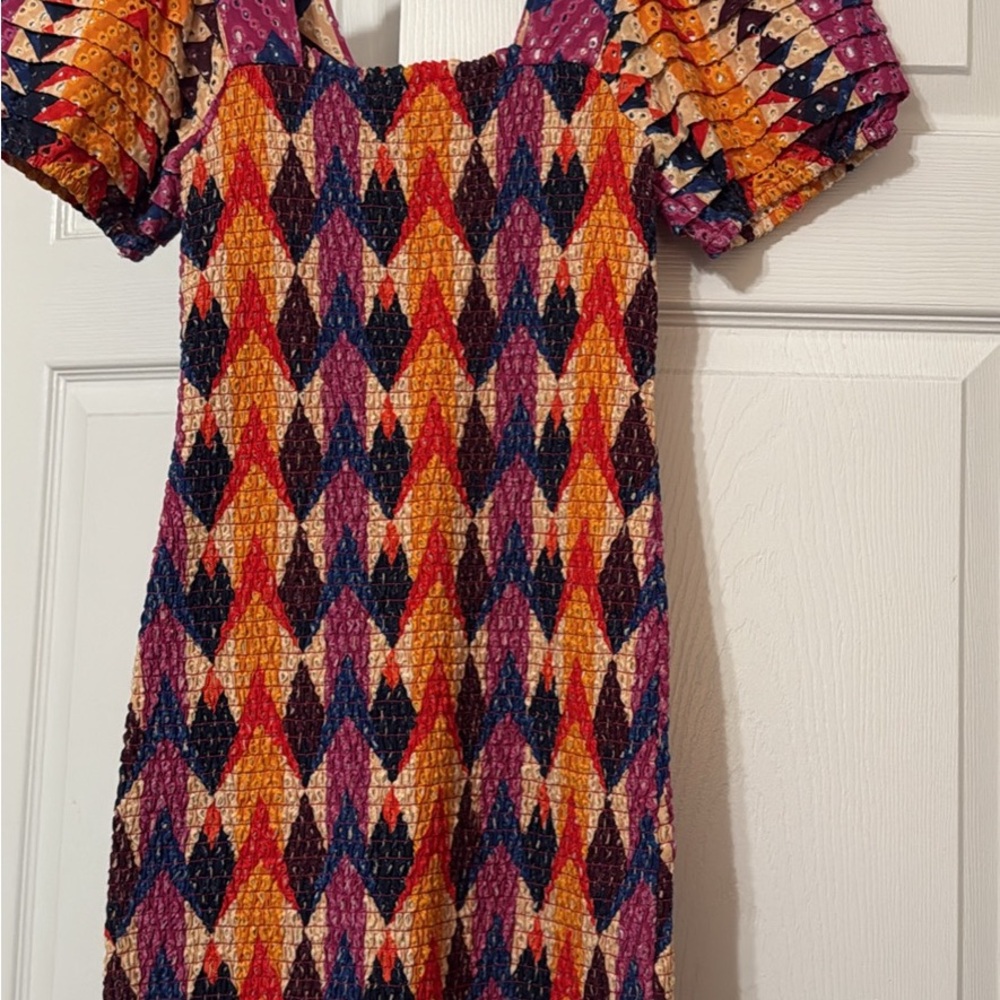 Farm Rio stretch sheath dress XS